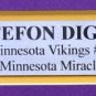 Stefon Diggs Signed Framed 16x20 Vikings Miracle Photo Sports Integrity