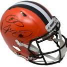 Odell Beckham Jarvis Landry Signed Browns Full Size Speed Authentic Helmet JSA
