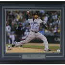 Felix Hernandez Signed Framed 16x20 Mariners Photo King Felix Inscribed JSA