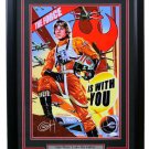 Star Wars Luke Skywalker 13x19 Framed Limited Lithograph Signed By Greg Horn JSA