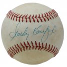 Sandy Koufax Dodgers Single Signed Official National League Baseball BAS A64232