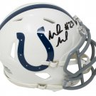 Marlon Mack Signed Indianapolis Colts Mini Speed Replica Helmet JSA