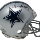 Tony Dorsett Signed Dallas Cowboys Mini Helmet JSA