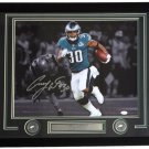Corey Clement Signed Framed 16x20 Philadelphia Eagles Spotlight Photo JSA