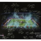 2017 Eagles 20x24 SB 52 Team Signed Canvas Wentz Foles Cox 20 Inscripts Fanatics