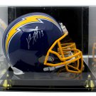 Keenan Allen Signed Chargers Full Size 74-87 Throwback Rep Helmet BAS w/Case