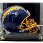 Keenan Allen Signed Chargers Full Size 74-87 Throwback Rep Helmet BAS w/Case