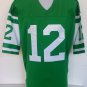 Joe Namath Signed New York Jets Mitchell & Ness Green Football Jersey JSA