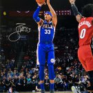Tobias Harris Signed Philadelphia 76ers 16x20 Photo BAS