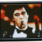 Al Pacino Signed Framed 22x25 Scarface The Bad Guy Canvas PSA 7A44872