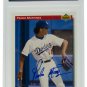 Pedro Martinez Signed 1992 #18 Upper Deck Dodgers StarRookie Card Slab PSA/DNA