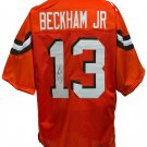 Odell Beckham Jr Signed Orange Custom Pro-Style Football Jersey JSA