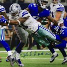 Ezekiel Elliott Signed Dallas Cowboys 16x20 Dive Photo BAS