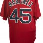 Pedro Martinez Signed Boston Red Sox Majestic Red Baseball Jersey PSA/DNA + SI