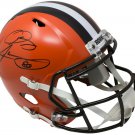 Odell Beckham Jarvis Landry Signed Browns Full Size Speed Replica Helmet JSA