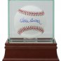 Steve Carlton Phillies Signed Official MLB Baseball JSA w/ Glass Display Case
