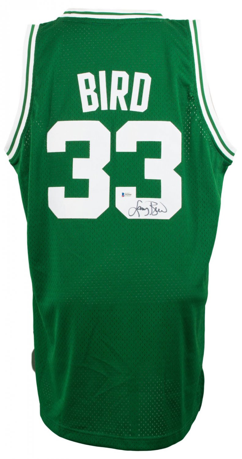 Larry Bird Signed Boston Celtics Hardwood Classics Jersey 2XL BAS