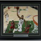 Giannis Greek Freak Antetokounmpo Signed Framed 16x20 VS Pelicans Photo JSA