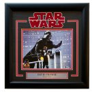 Dave Prowse Signed Framed Star Wars 8x10 Darth Vader I Am Your Father BAS