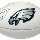 Super Bowl 52 Champ Trey Burton Signed Philadelphia Eagles Logo Football JSA ITP