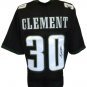 Corey Clement Signed Custom Black Football Jersey JSA ITP