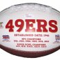 Joe Montana Signed San Francisco 49ers Logo Football JSA