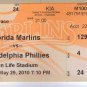 Philadelphia Phillies May 29, 2010 Mega Ticket