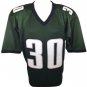 Corey Clement Signed Custom Green Football Jersey JSA ITP