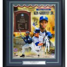Ken Griffey Jr. Mariners Signed Framed Hall Of Fame 16x20 Photo Insc. TriStar