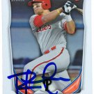 Rhys Hoskins Signed Phillies 2014 Bowman 1st Bowman Trading Card Beckett BAS