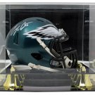 Corey Clement Signed Philadelphia Eagles Mini Speed Replica Helmet JSA w/Case