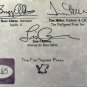 Buzz Aldrin Autographed Encounter With Tiber Limited Edition Book + Proof Pic