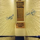 Rudy Ruettiger & Paul Hornung Dual Signed Notre Dame 16x20 Photo BAS