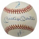 Mickey Mantle Willie Mays Duke Snider Yankees Signed OAL Baseball PSA/DNA H54260