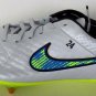 Tim Howard Everton FC Game Issued & Signed Silver Nike Cleats JSA+Howard Holo