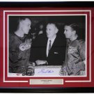 Gordie Howe Ted Lindsay Signed Framed 16x20 Photo JSA & PSA Graded 10/10 LOA