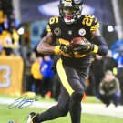 Le'Veon Bell Signed 16x20 Pittsburgh Steelers Color Rush Jersey Photo JSA
