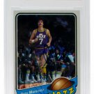 Pistol Pete Maravich Signed 1979 Topps #60 New Orleans Jazz Card Slabbed BAS