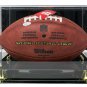 Michael Irvin Signed Wilson Duke Football HOF 07 Inscribed w/ Display Case JSA