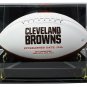 Odell Beckham Jr Signed Cleveland Browns Logo Football JSA w/ Display Case