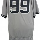 Aaron Judge Signed Yankees Majestic Flex Base Auth Grey Baseball Jersey FAN MLB