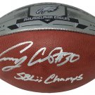 Corey Clement Signed Eagles Super Bowl 52 Gray Duke Football SB Champs Insc JSA