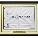 Phil Mickelson Signed Framed The Players Golf Flag JSA Z70697