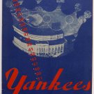 New York Yankees 1952 Yankee Stadium Home of the Champions Program & Score Card