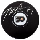 Rod Brind'Amour Signed Philadelphia Flyers Logo Puck SI