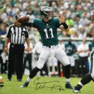 Carson Wentz Signed 16x20 Philadelphia Eagles 1st TD Pass Photo JSA