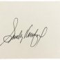 Sandy Koufax Brooklyn Dodgers Signed 3x5 Index Card JSA A41645