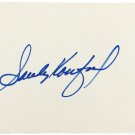 Sandy Koufax Brooklyn Dodgers Signed 3x5 Index Card PSA D28127