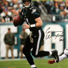 Carson Wentz Signed 16x20 Philadelphia Eagles Black Jersey Photo Fanatics