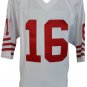 Joe Montana Signed SF 49ers White Replica Mitchell & Ness Football Jersey JSA